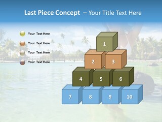 White Sky Bikini PowerPoint Template