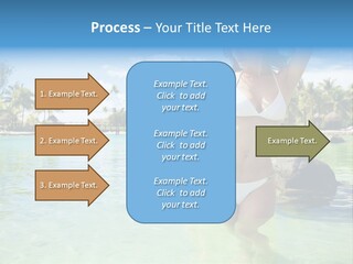 White Sky Bikini PowerPoint Template