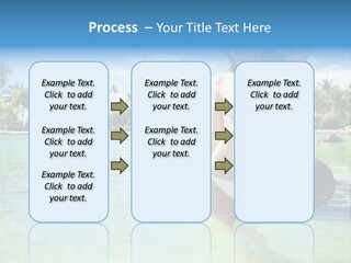 White Sky Bikini PowerPoint Template