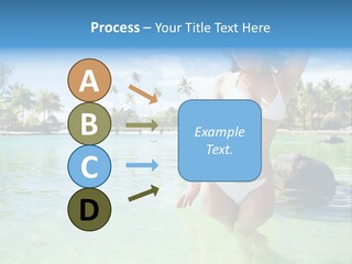 White Sky Bikini PowerPoint Template