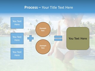 White Sky Bikini PowerPoint Template