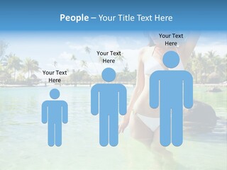 White Sky Bikini PowerPoint Template