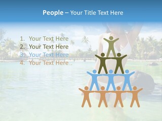 White Sky Bikini PowerPoint Template