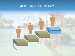 White Sky Bikini PowerPoint Template