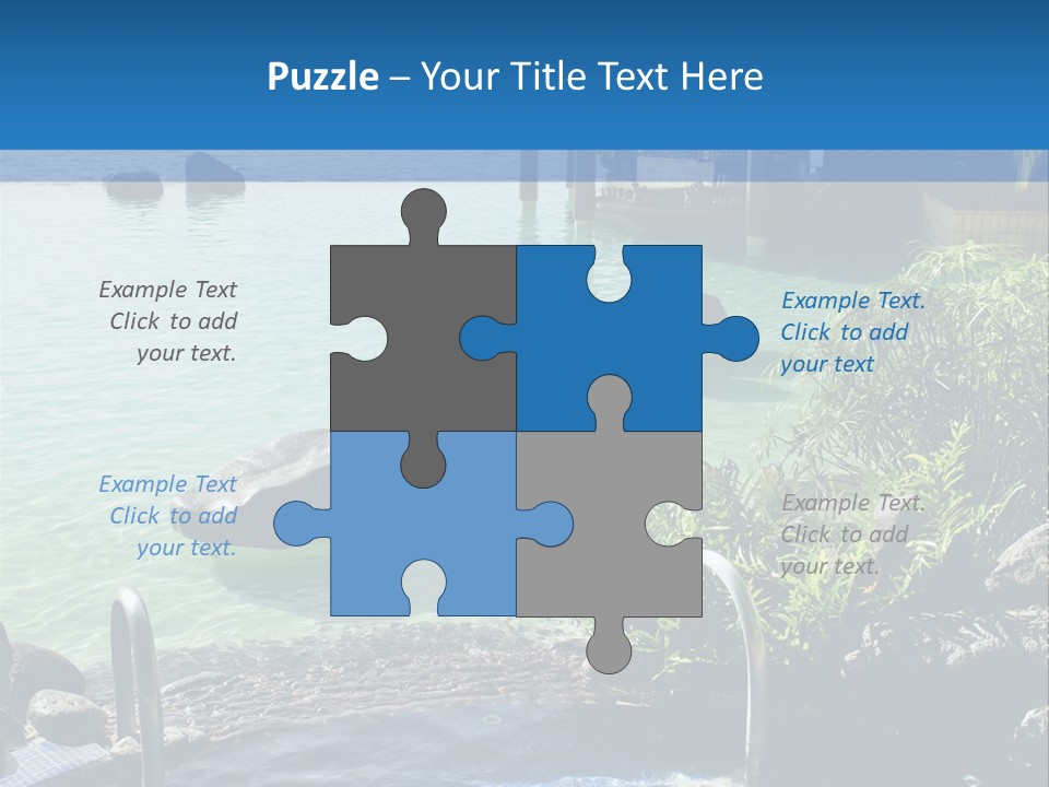 Relaxing Coast Scenic PowerPoint Template
