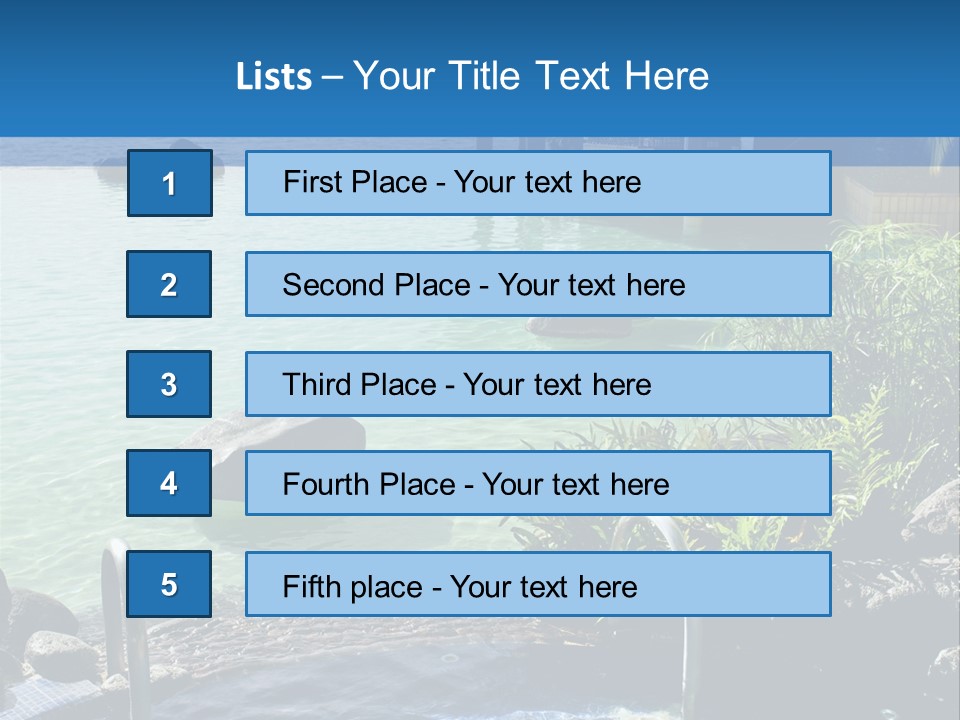 Relaxing Coast Scenic PowerPoint Template