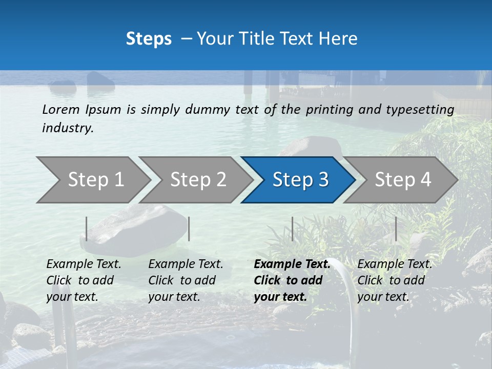 Relaxing Coast Scenic PowerPoint Template
