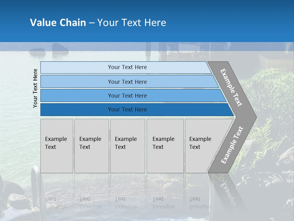 Relaxing Coast Scenic PowerPoint Template