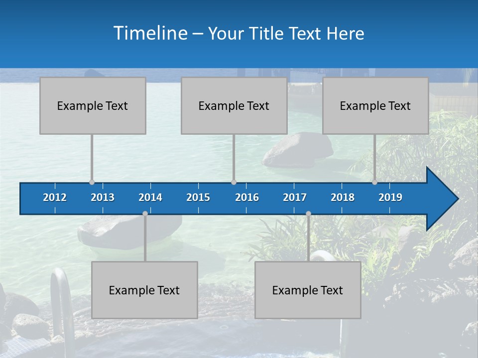 Relaxing Coast Scenic PowerPoint Template
