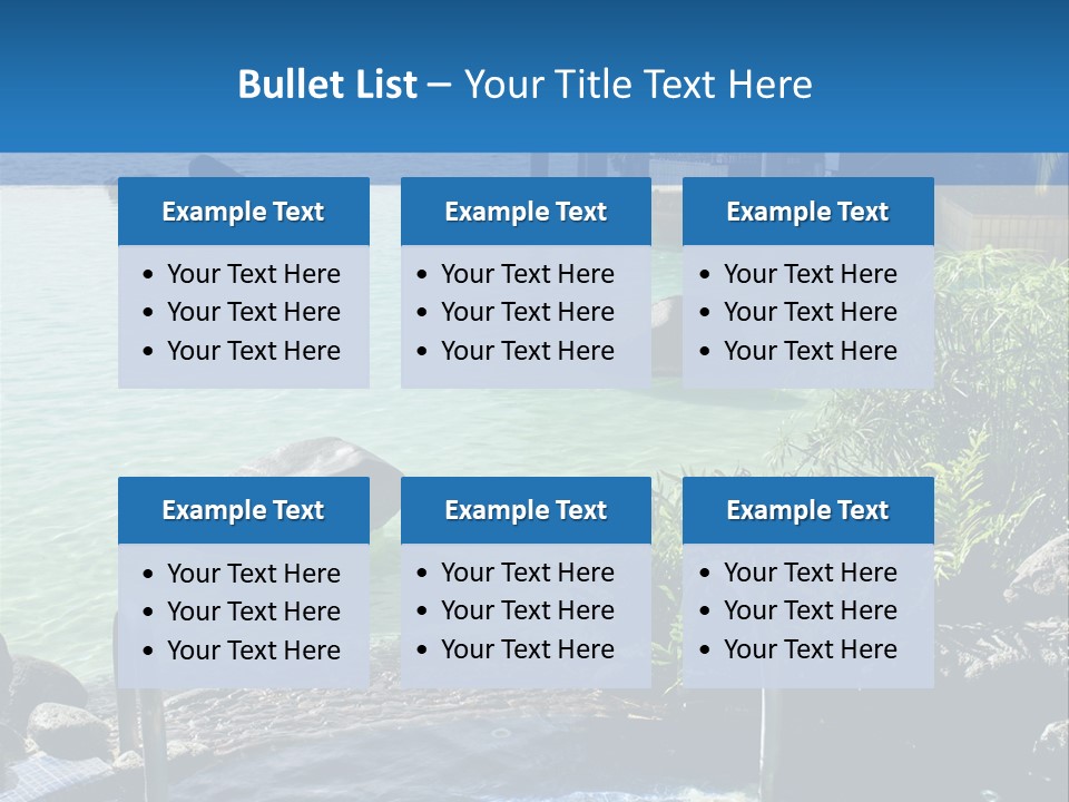 Relaxing Coast Scenic PowerPoint Template