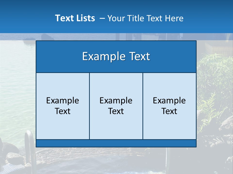 Relaxing Coast Scenic PowerPoint Template
