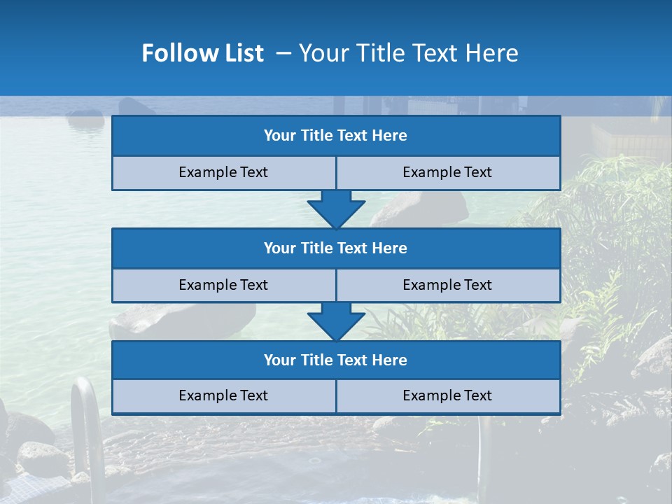 Relaxing Coast Scenic PowerPoint Template
