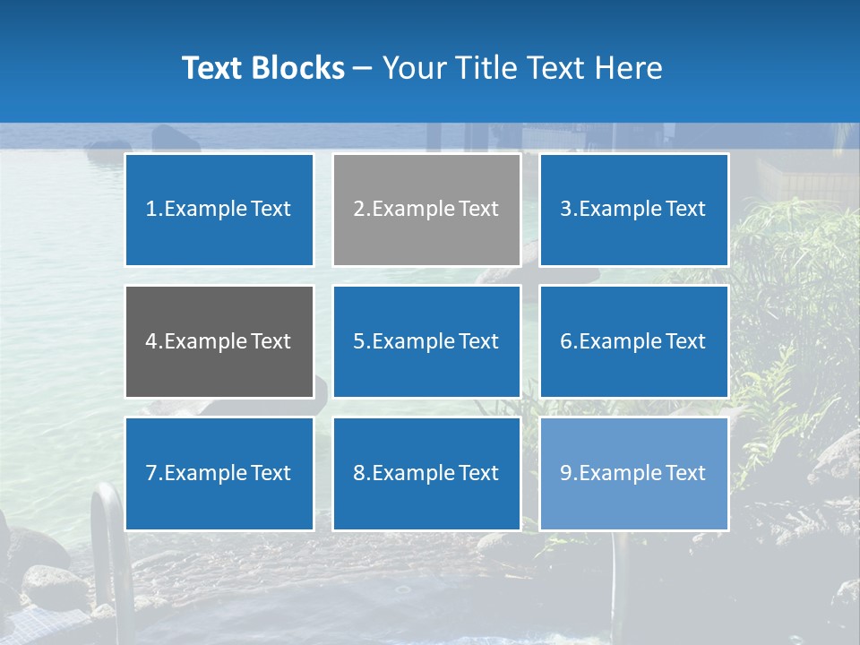 Relaxing Coast Scenic PowerPoint Template