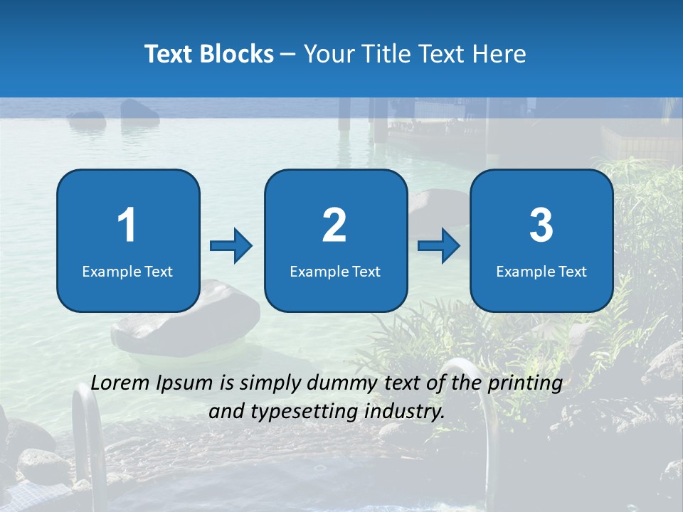 Relaxing Coast Scenic PowerPoint Template