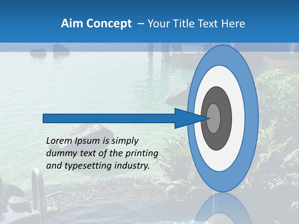 Relaxing Coast Scenic PowerPoint Template