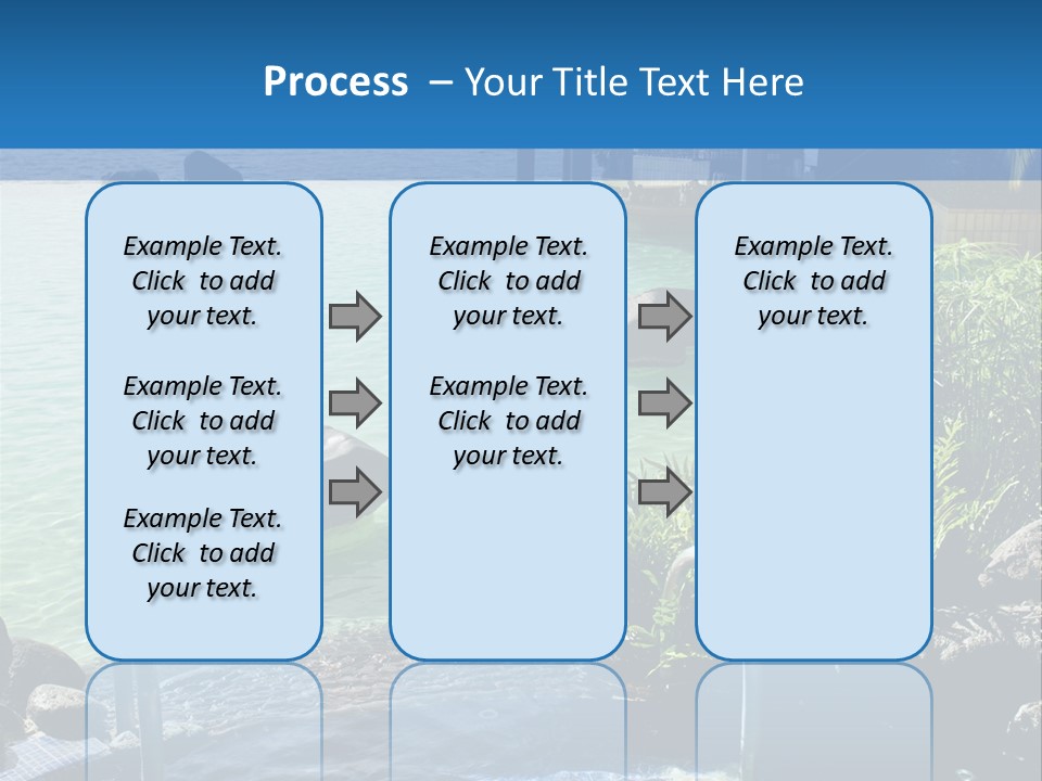 Relaxing Coast Scenic PowerPoint Template