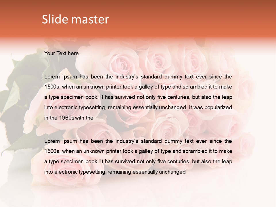 Beautiful Birthday Botanical PowerPoint Template