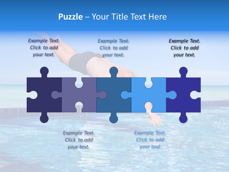 Coast Vacation Male PowerPoint Template