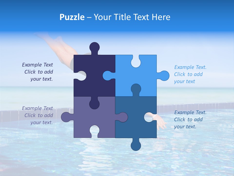 Coast Vacation Male PowerPoint Template