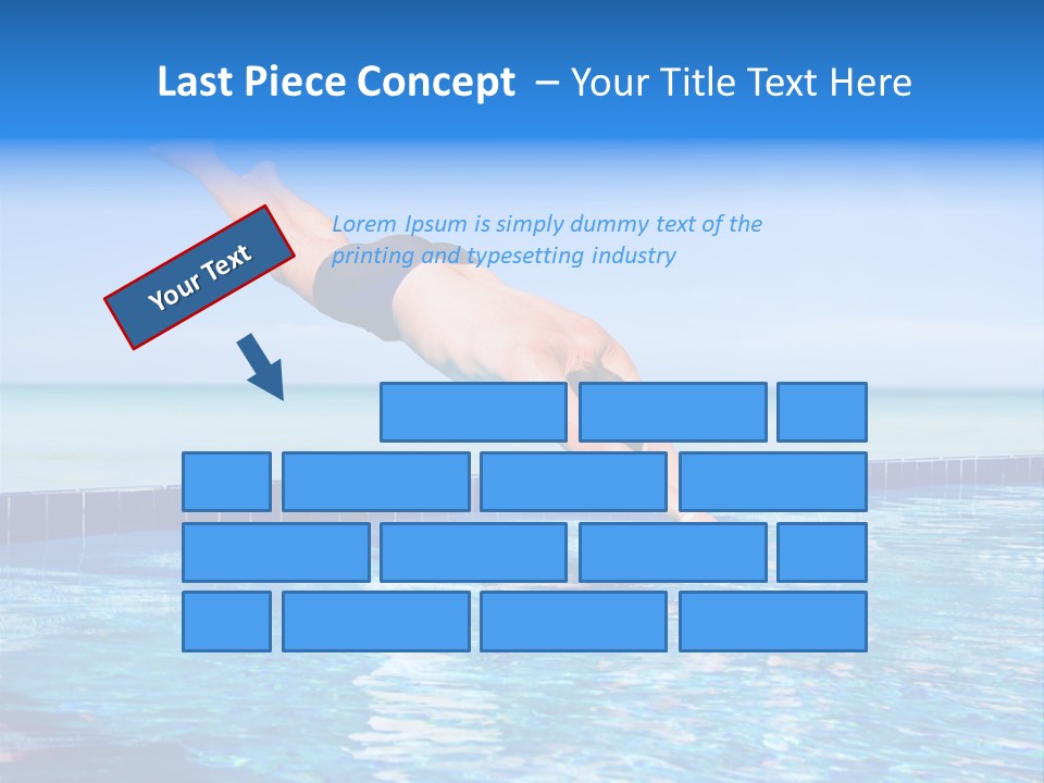 Coast Vacation Male PowerPoint Template