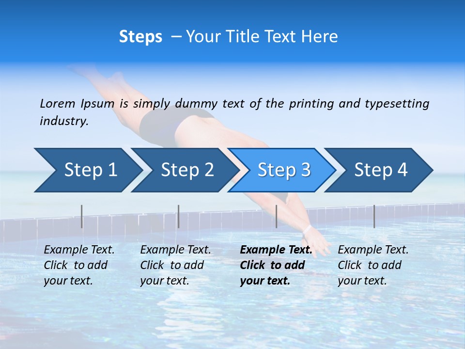 Coast Vacation Male PowerPoint Template
