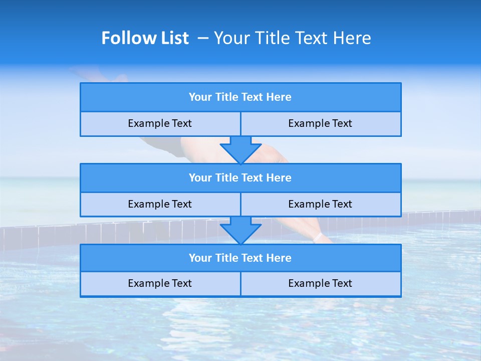 Coast Vacation Male PowerPoint Template