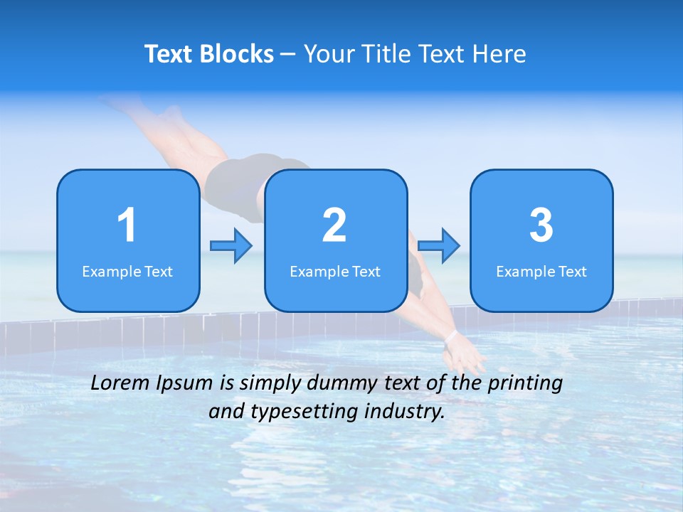 Coast Vacation Male PowerPoint Template