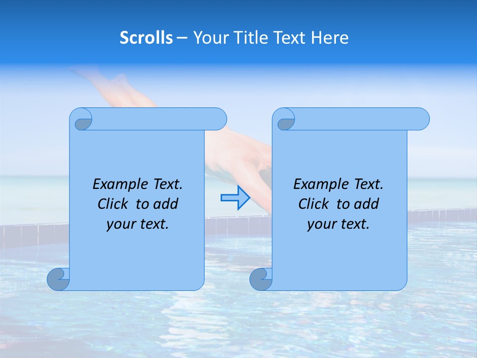 Coast Vacation Male PowerPoint Template