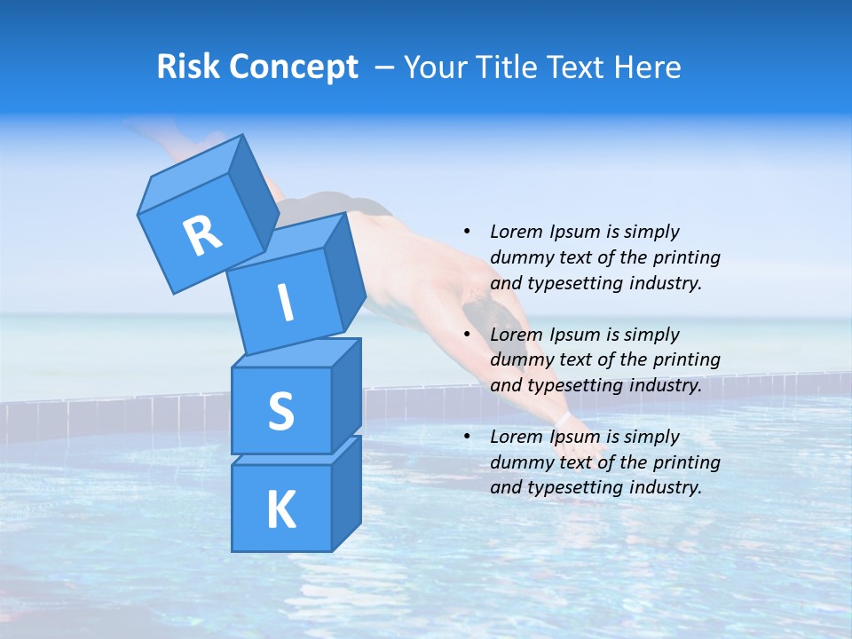 Coast Vacation Male PowerPoint Template