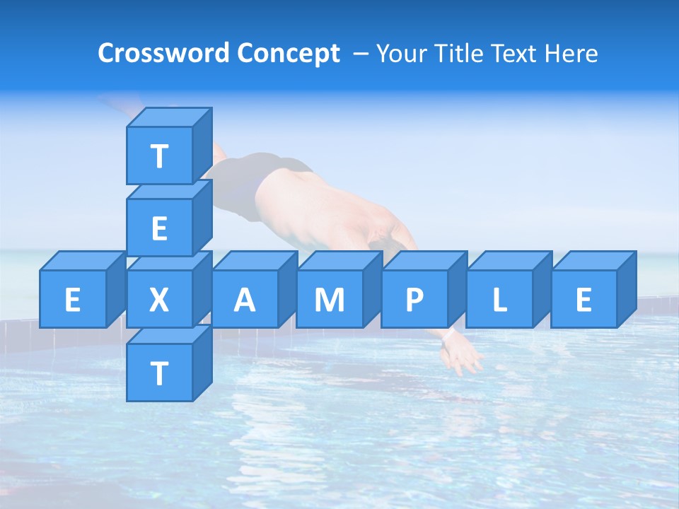 Coast Vacation Male PowerPoint Template