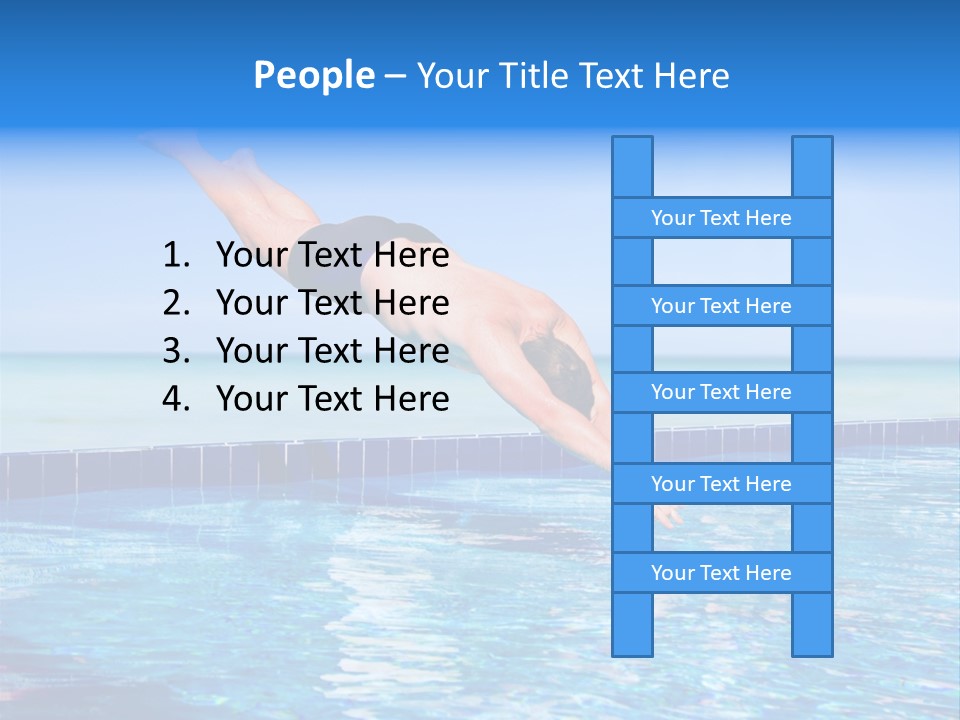 Coast Vacation Male PowerPoint Template