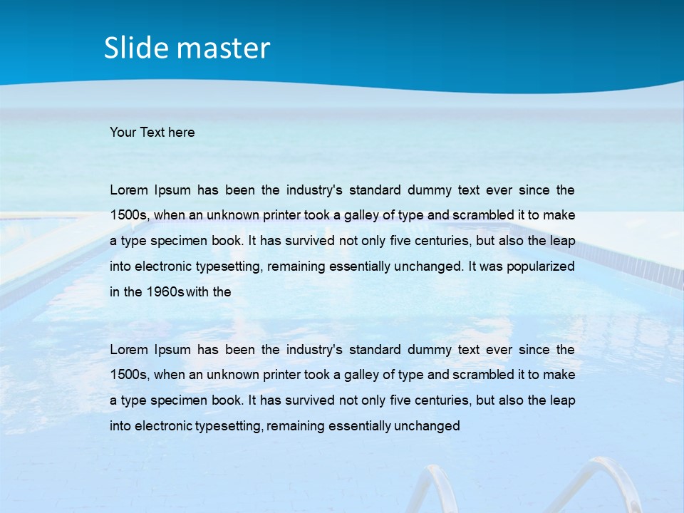 Macro Colour Scene PowerPoint Template