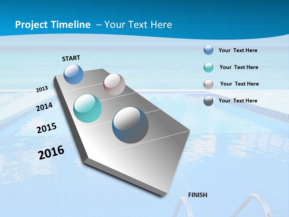 Macro Colour Scene PowerPoint Template