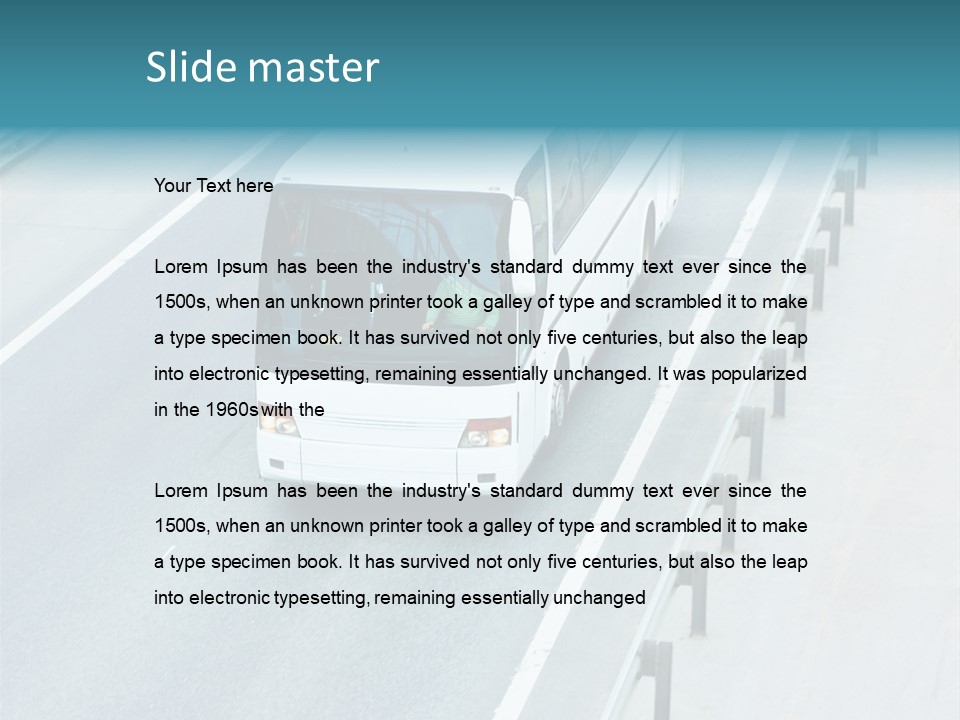 Nature Bus Tour PowerPoint Template