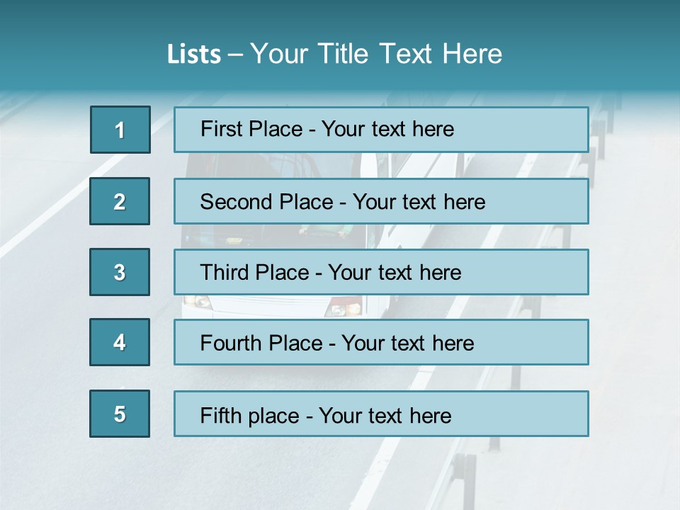 Nature Bus Tour PowerPoint Template