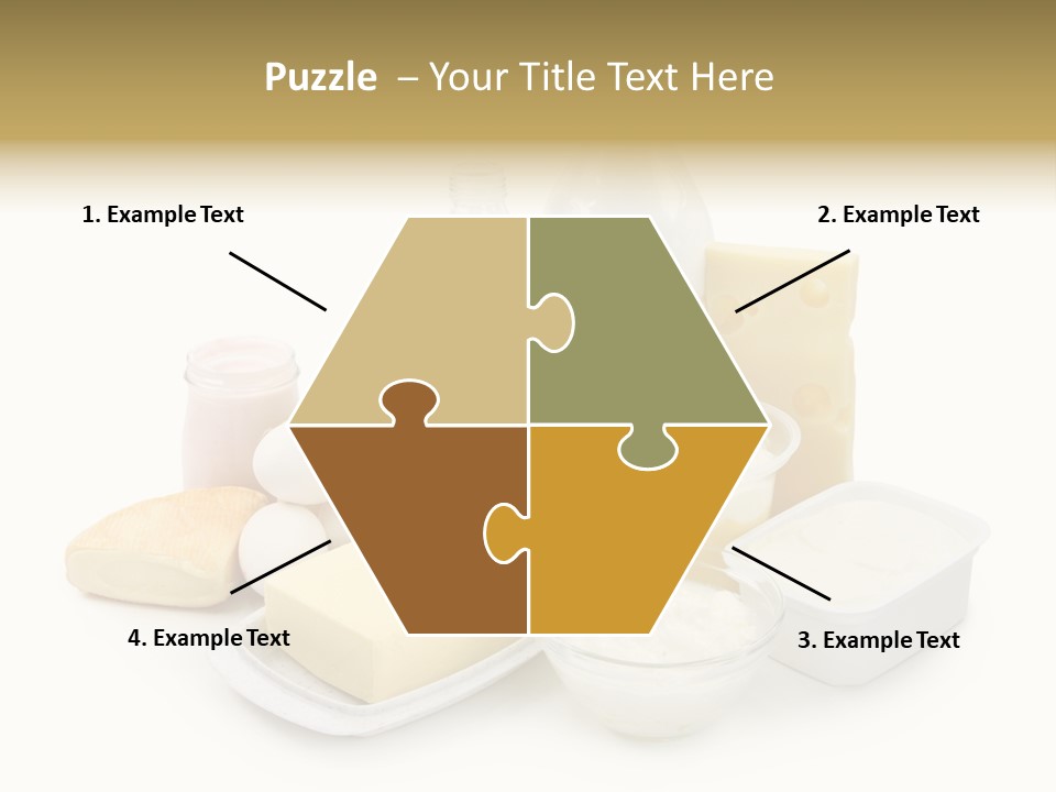 Yogurt Shot Groceries PowerPoint Template