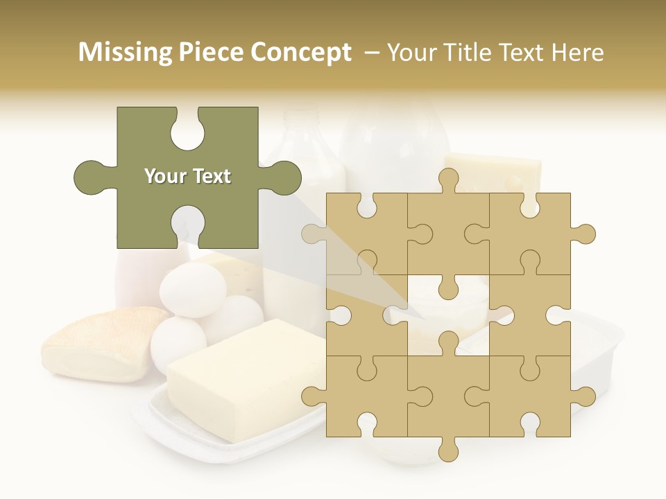 Yogurt Shot Groceries PowerPoint Template