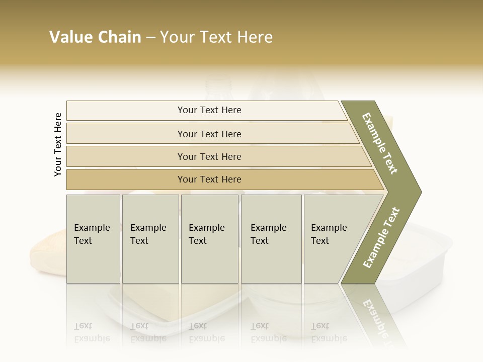 Yogurt Shot Groceries PowerPoint Template