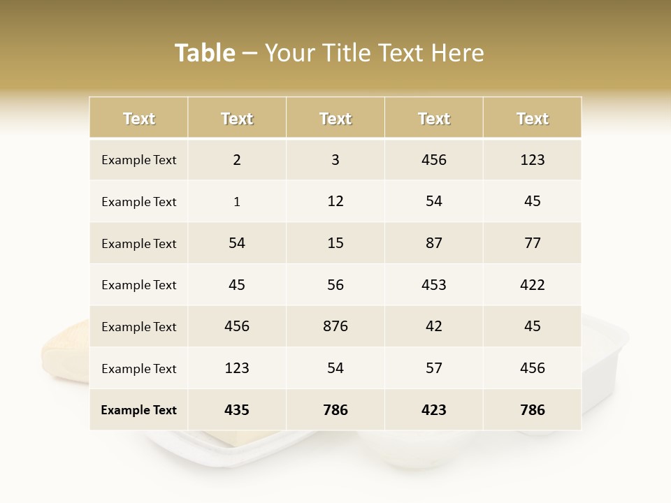 Yogurt Shot Groceries PowerPoint Template