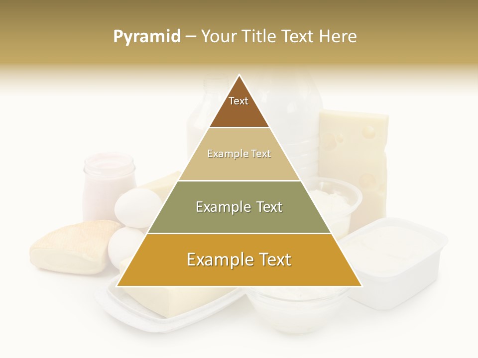Yogurt Shot Groceries PowerPoint Template