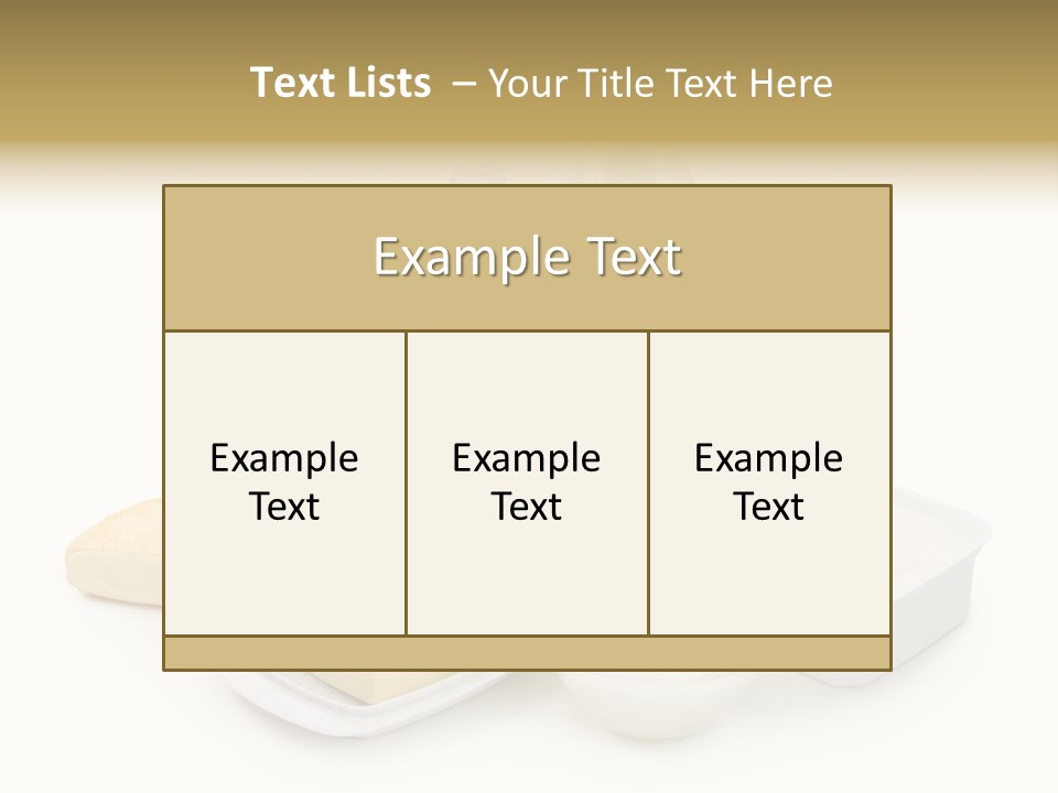 Yogurt Shot Groceries PowerPoint Template