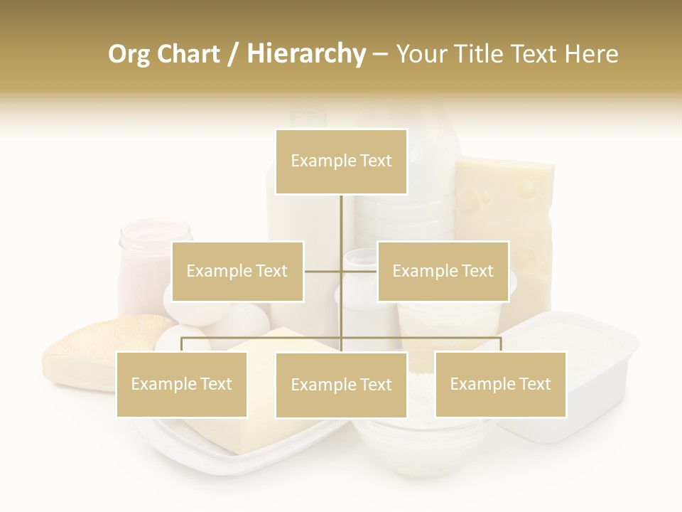 Yogurt Shot Groceries PowerPoint Template