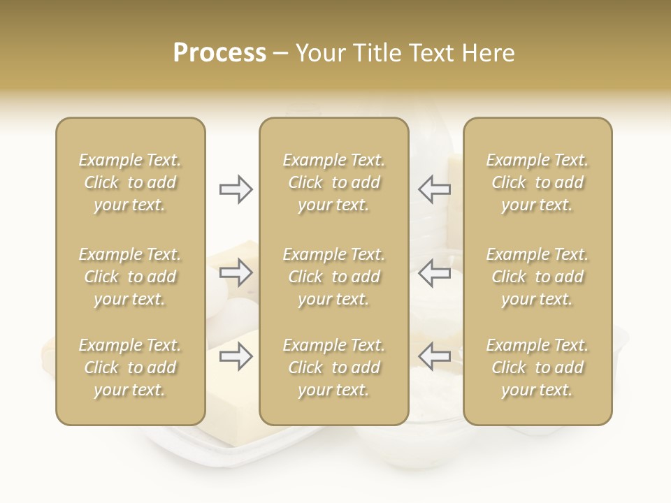 Yogurt Shot Groceries PowerPoint Template