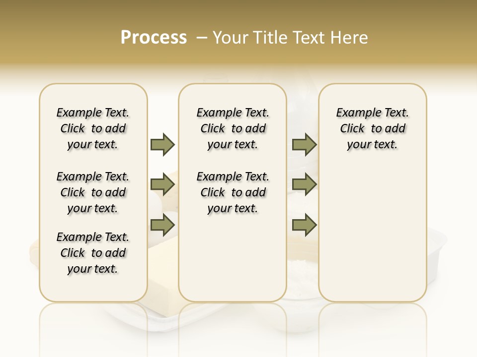 Yogurt Shot Groceries PowerPoint Template