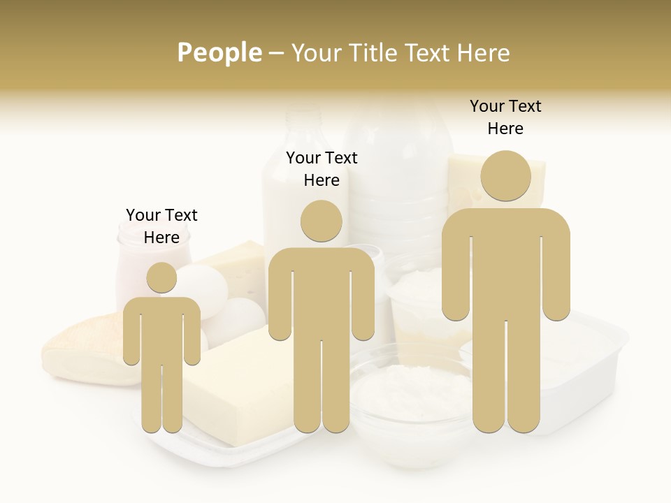 Yogurt Shot Groceries PowerPoint Template