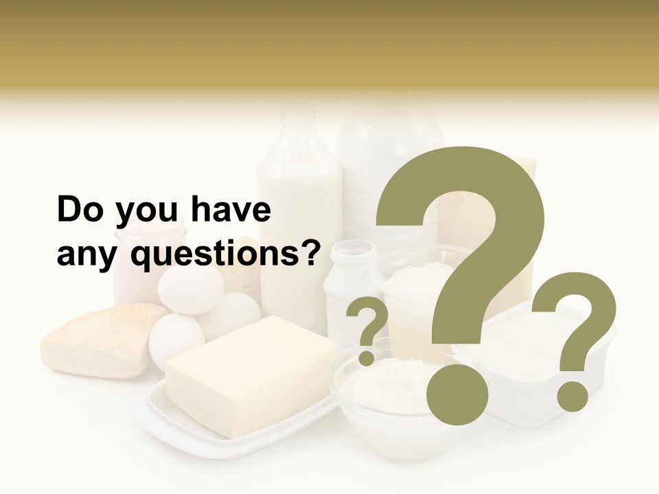 Yogurt Shot Groceries PowerPoint Template