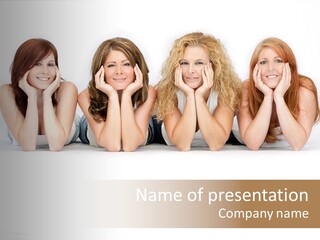 Blue Eyed Fun Sexy PowerPoint Template