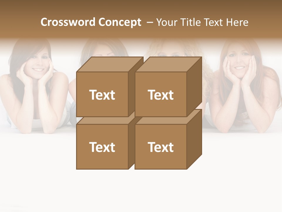 Blue Eyed Fun Sexy PowerPoint Template