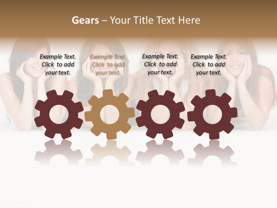 Blue Eyed Fun Sexy PowerPoint Template