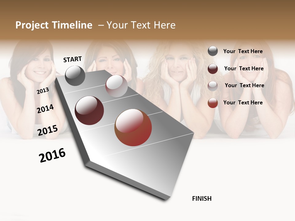 Blue Eyed Fun Sexy PowerPoint Template